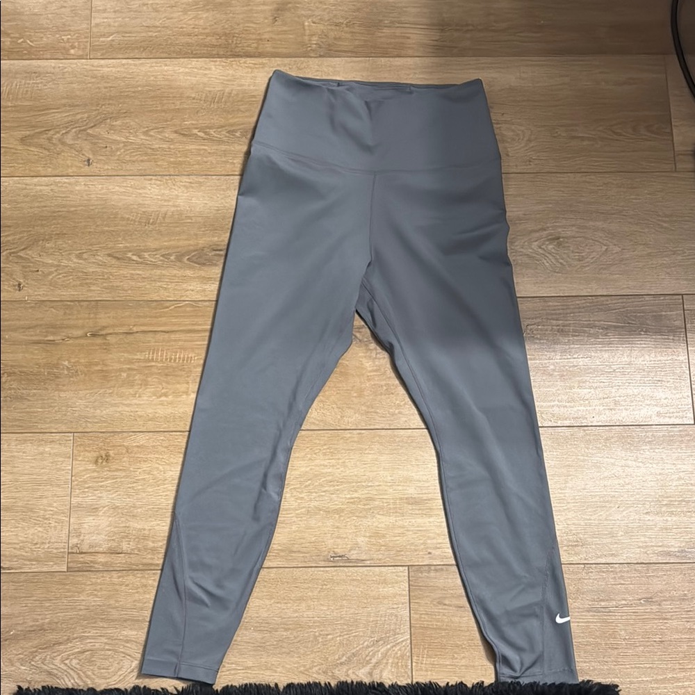 Nike Gray Dri Fit Leggings High Waist